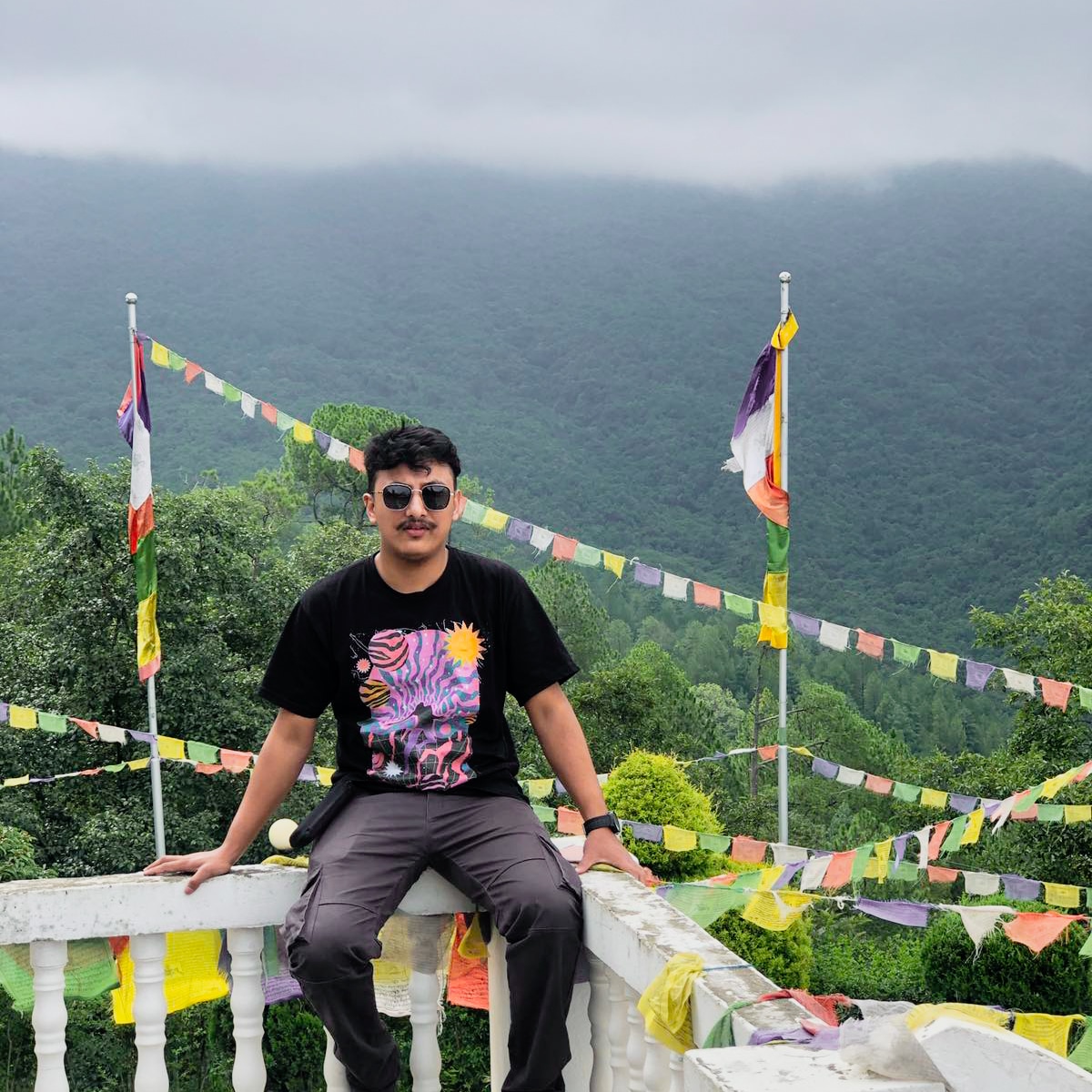 Developer working on a project